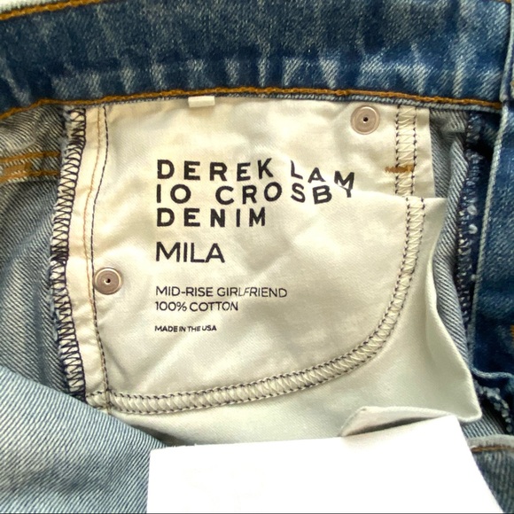 NEW DEREK LAM 10 CROSBY Mila Slim Girlfriend Jeans - Picture 14 of 15